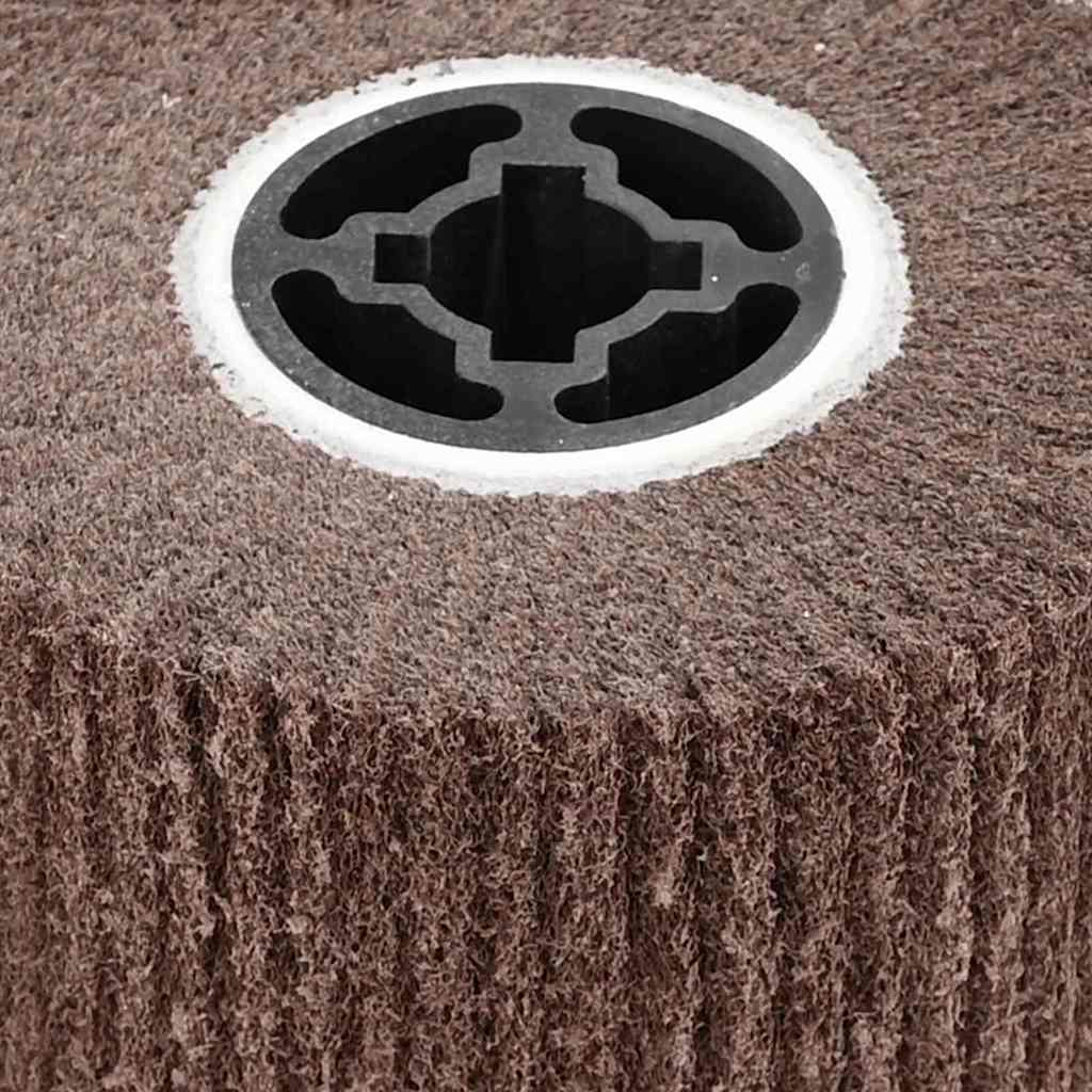 Schleifrollen 3 stk. Braun 12 x 12 x 10 cm Synthetische Faser