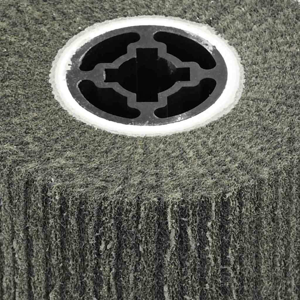 Schleifrollen 3 stk. Schwarz 12 x 12 x 10 cm Synthetische Faser