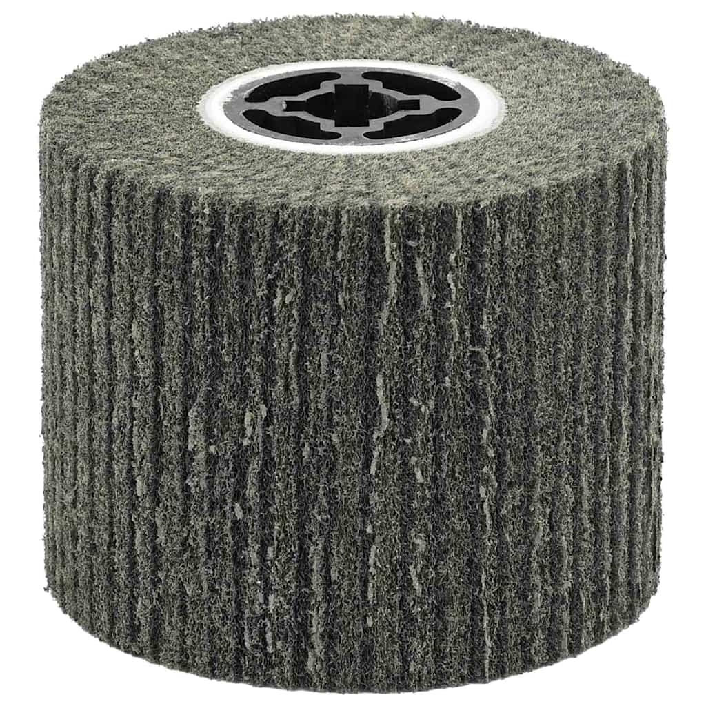 Schleifrollen 3 stk. Schwarz 12 x 12 x 10 cm Synthetische Faser