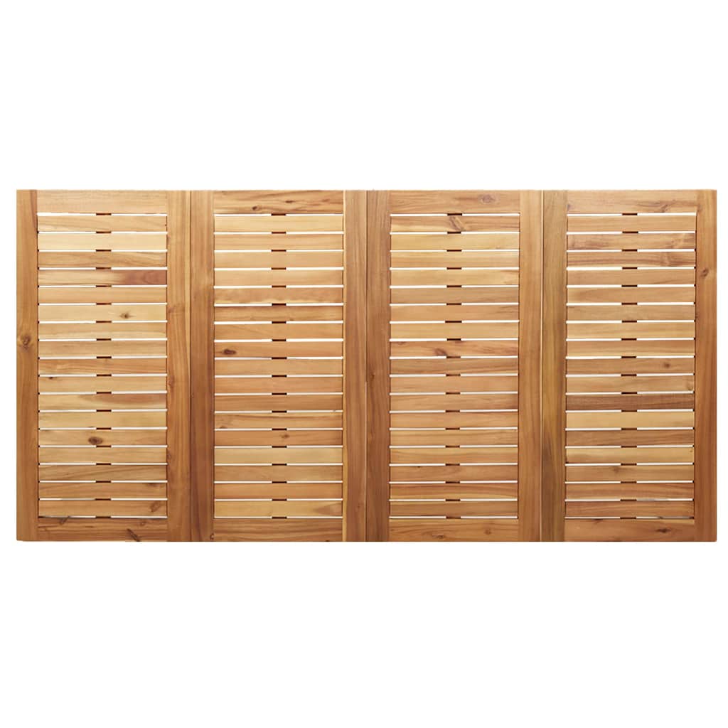 Esstisch für draußen Braun 200 x 90 x 75 cm Akazie Massivholz