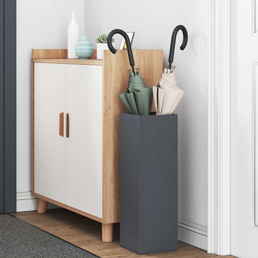 Sonnenschirmhalter Anthrazit 15,5 x 15,5 x 49 cm Metall