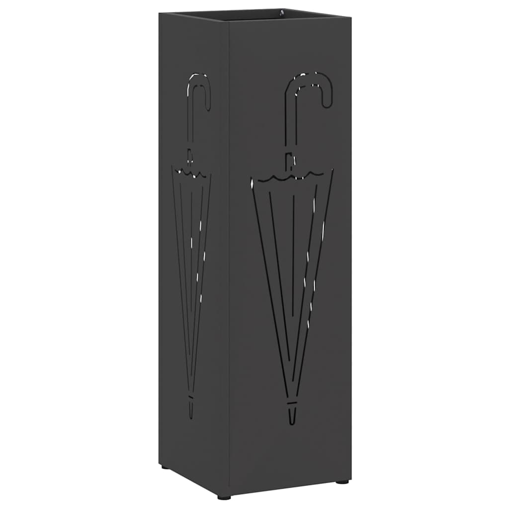 Sonnenschirmhalter Schwarz 15,5 x 15,5 x 49 cm Metall