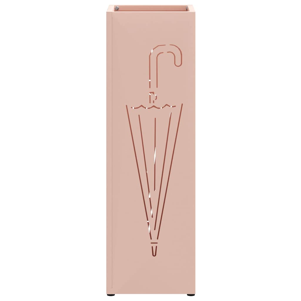 Sonnenschirmhalter Rosa 15,5 x 15,5 x 49 cm Metall