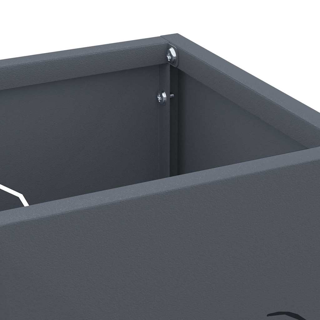 Sonnenschirmhalter Anthrazit 15,5 x 15,5 x 49 cm Metall