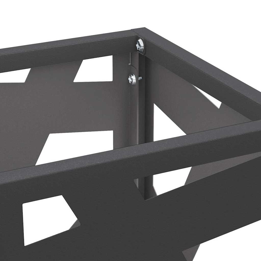 Sonnenschirmhalter Schwarz 15,5 x 15,5 x 49 cm Metall
