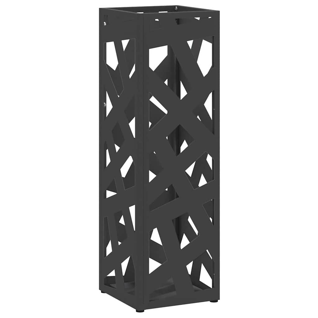 Sonnenschirmhalter Schwarz 15,5 x 15,5 x 49 cm Metall