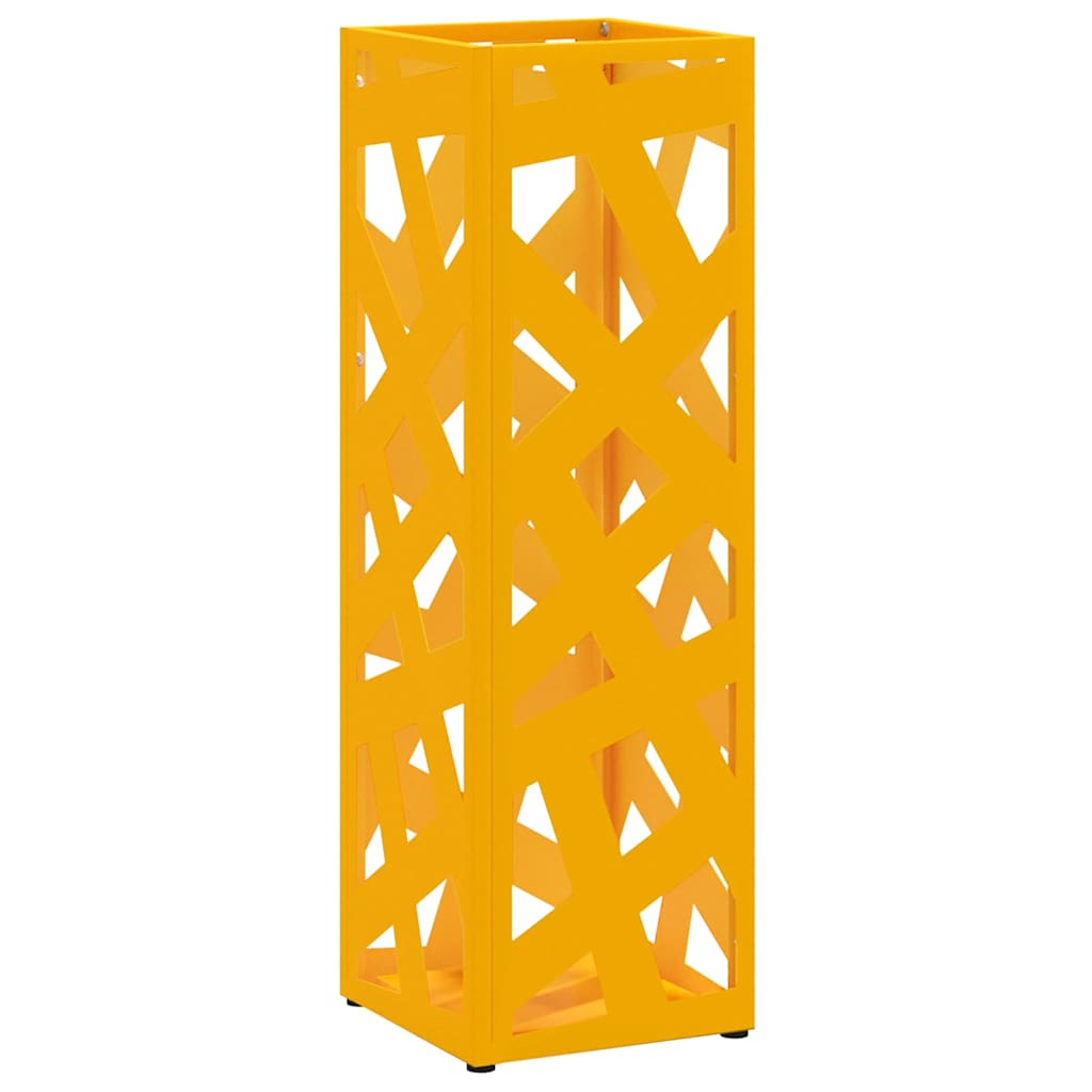 Sonnenschirmhalter Senfgelb 15,5 x 15,5 x 49 cm Metall