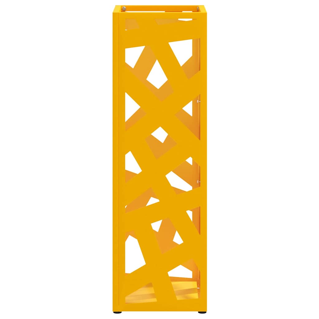 Sonnenschirmhalter Senfgelb 15,5 x 15,5 x 49 cm Metall