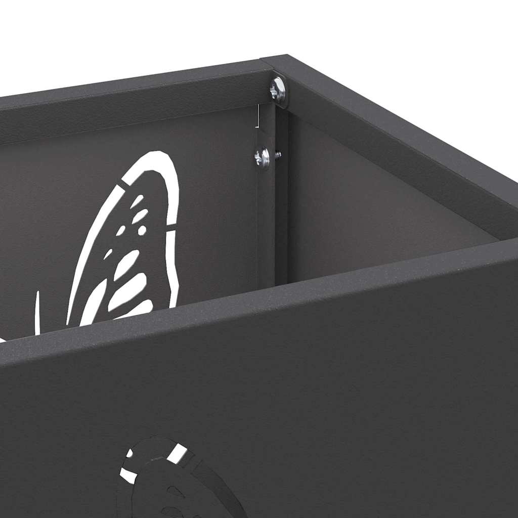 Sonnenschirmhalter Schwarz 15,5 x 15,5 x 49 cm Metall