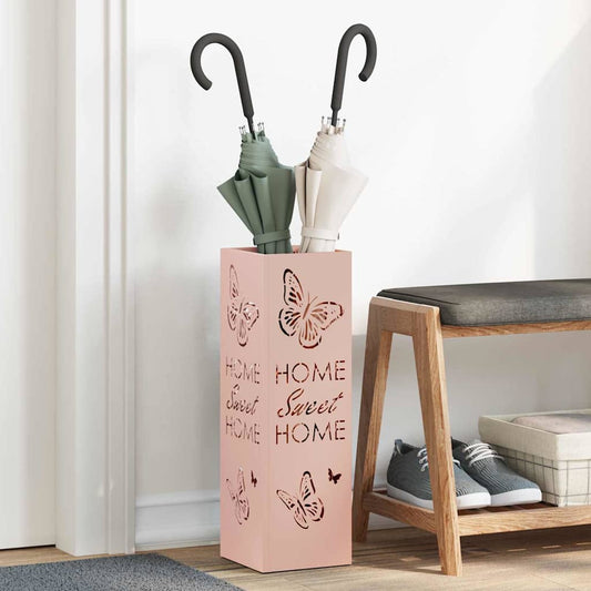 Sonnenschirmhalter Rosa 15,5 x 15,5 x 49 cm Metall