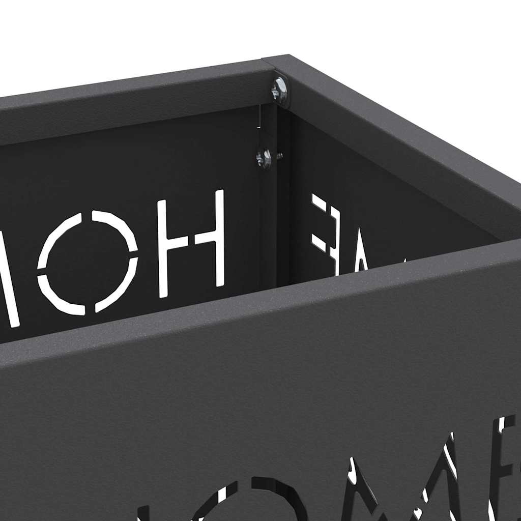 Sonnenschirmhalter Schwarz 15,5 x 15,5 x 49 cm Metall