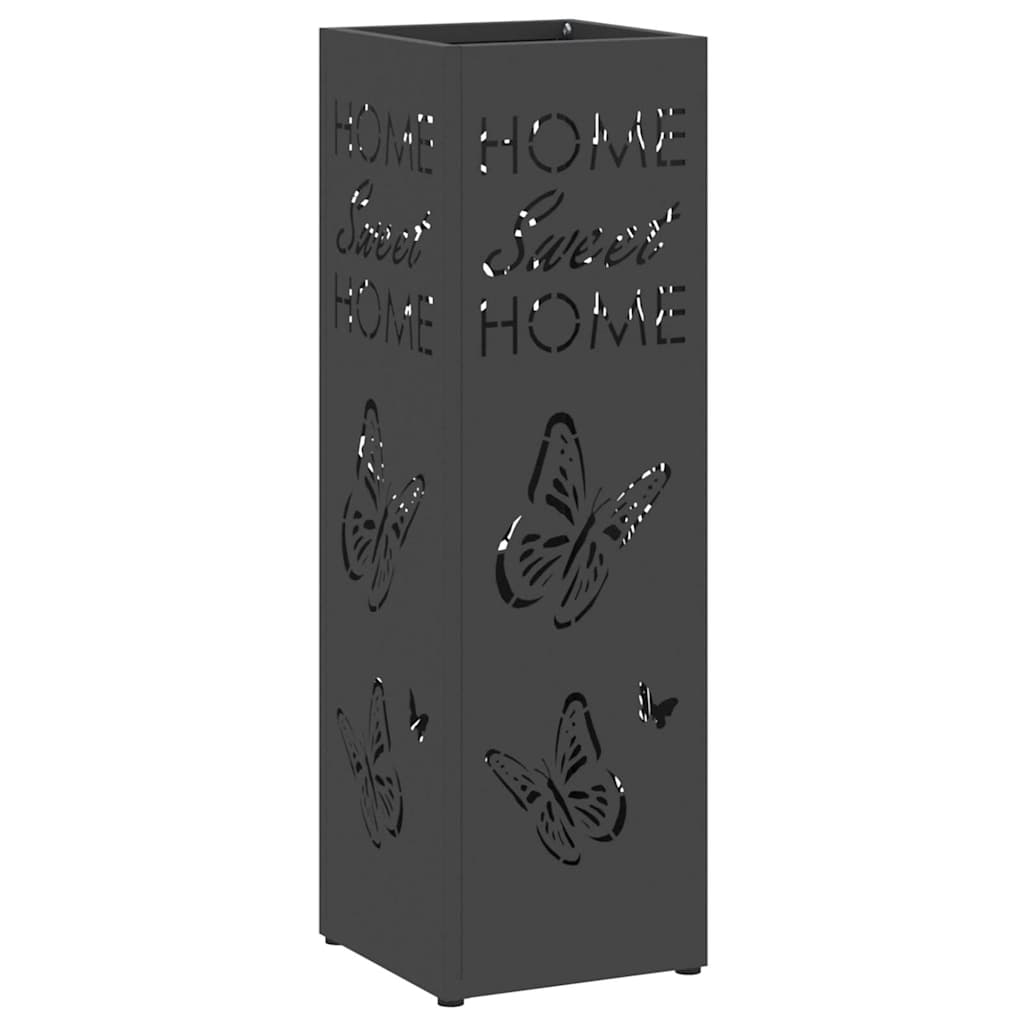 Sonnenschirmhalter Schwarz 15,5 x 15,5 x 49 cm Stahl