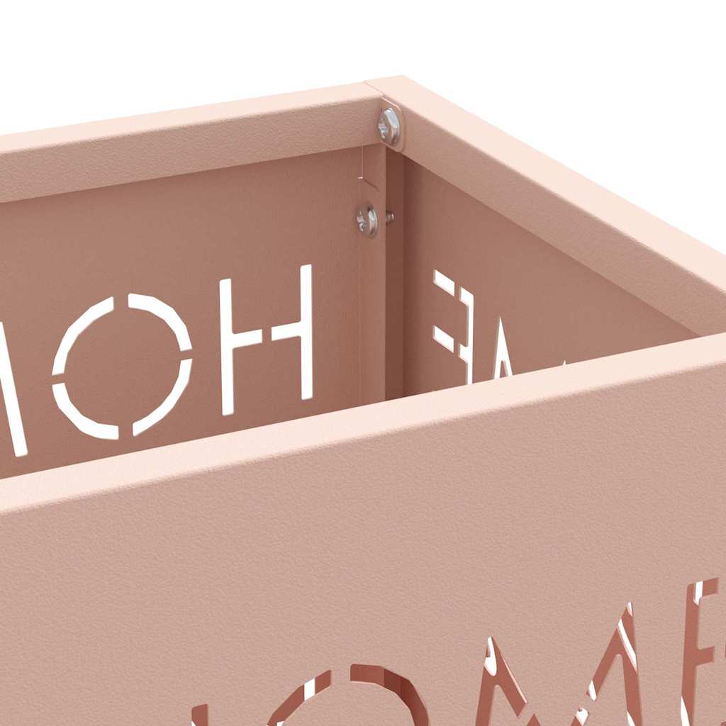 Sonnenschirmhalter Rosa 15,5 x 15,5 x 49 cm Metall