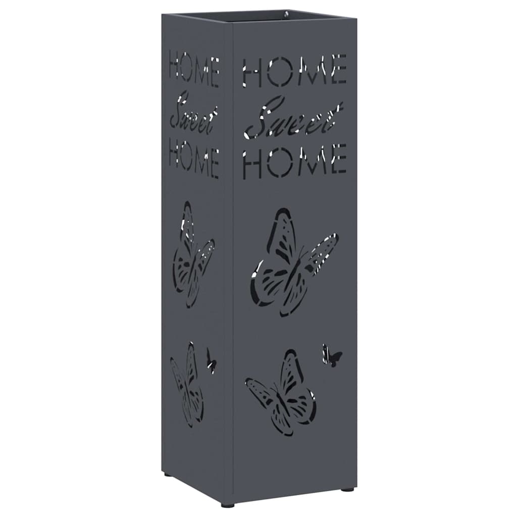 Sonnenschirmhalter Anthrazit 15,5 x 15,5 x 49 cm Stahl