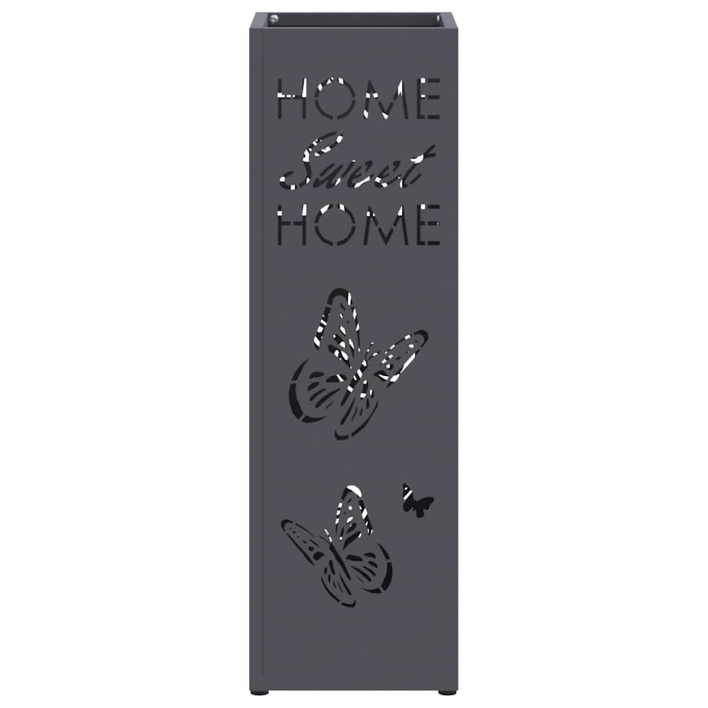 Sonnenschirmhalter Anthrazit 15,5 x 15,5 x 49 cm Stahl