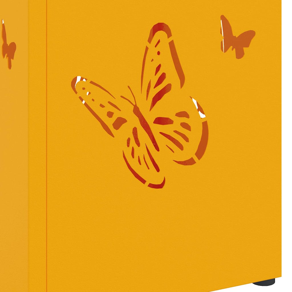 Sonnenschirmhalter Senf 15,5 x 15,5 x 49 cm Metall