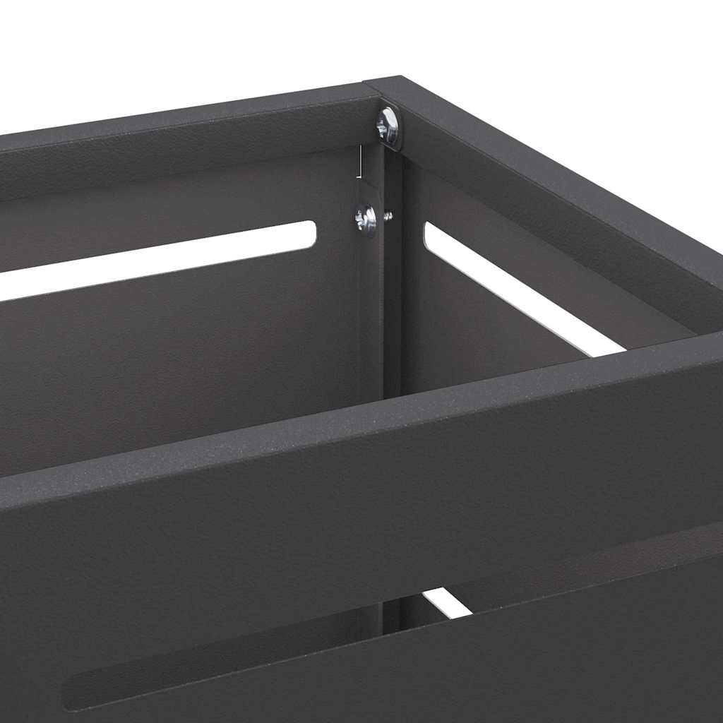 Sonnenschirmhalter Schwarz 15,5 x 15,5 x 49 cm Metall