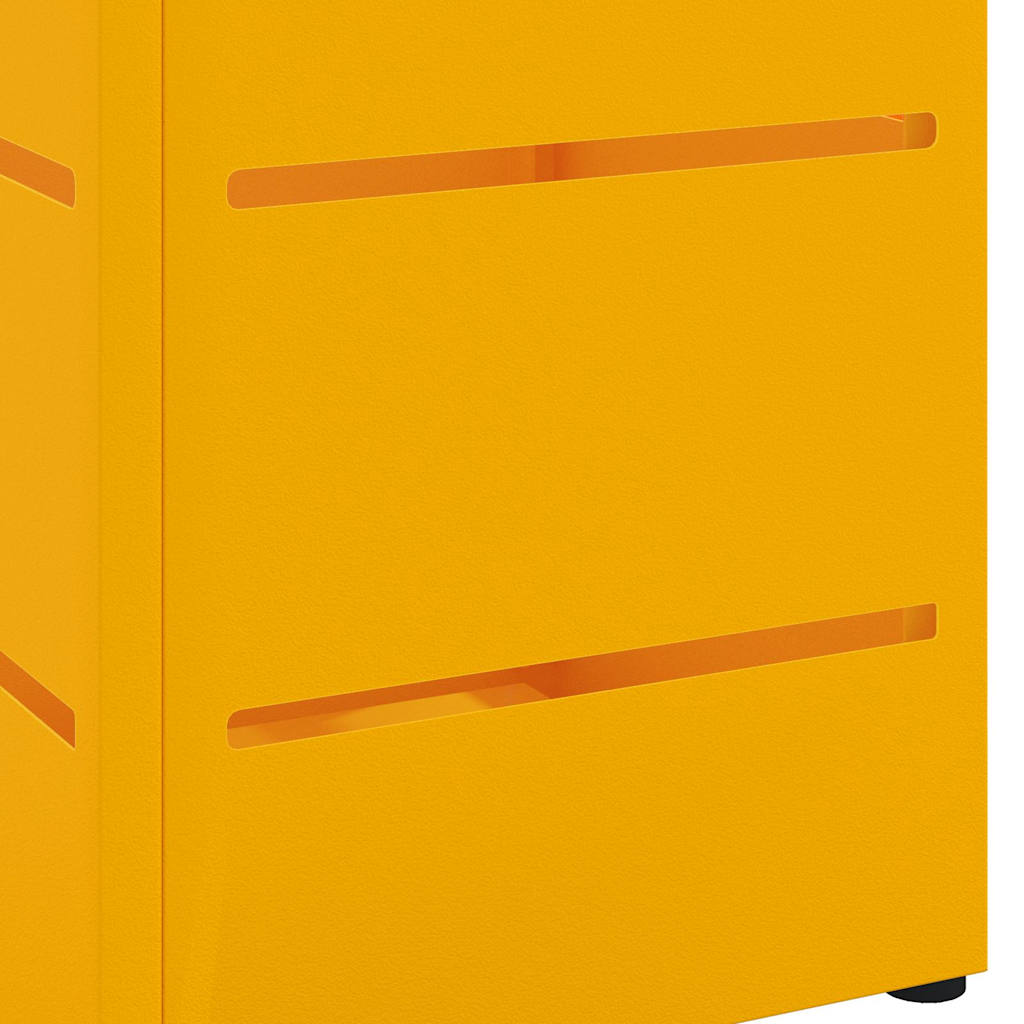 Sonnenschirmhalter Senf 15,5 x 15,5 x 49 cm Metall