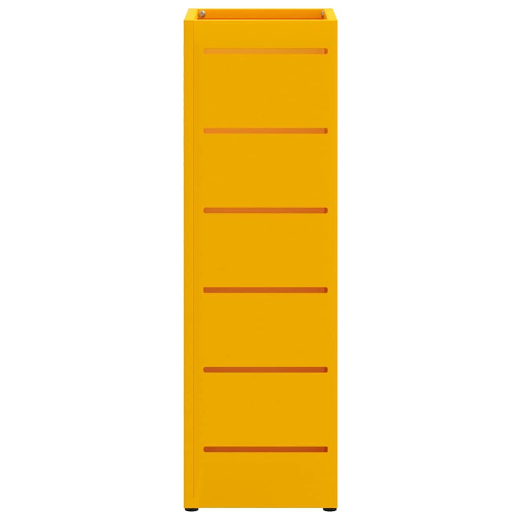 Sonnenschirmhalter Senf 15,5 x 15,5 x 49 cm Metall