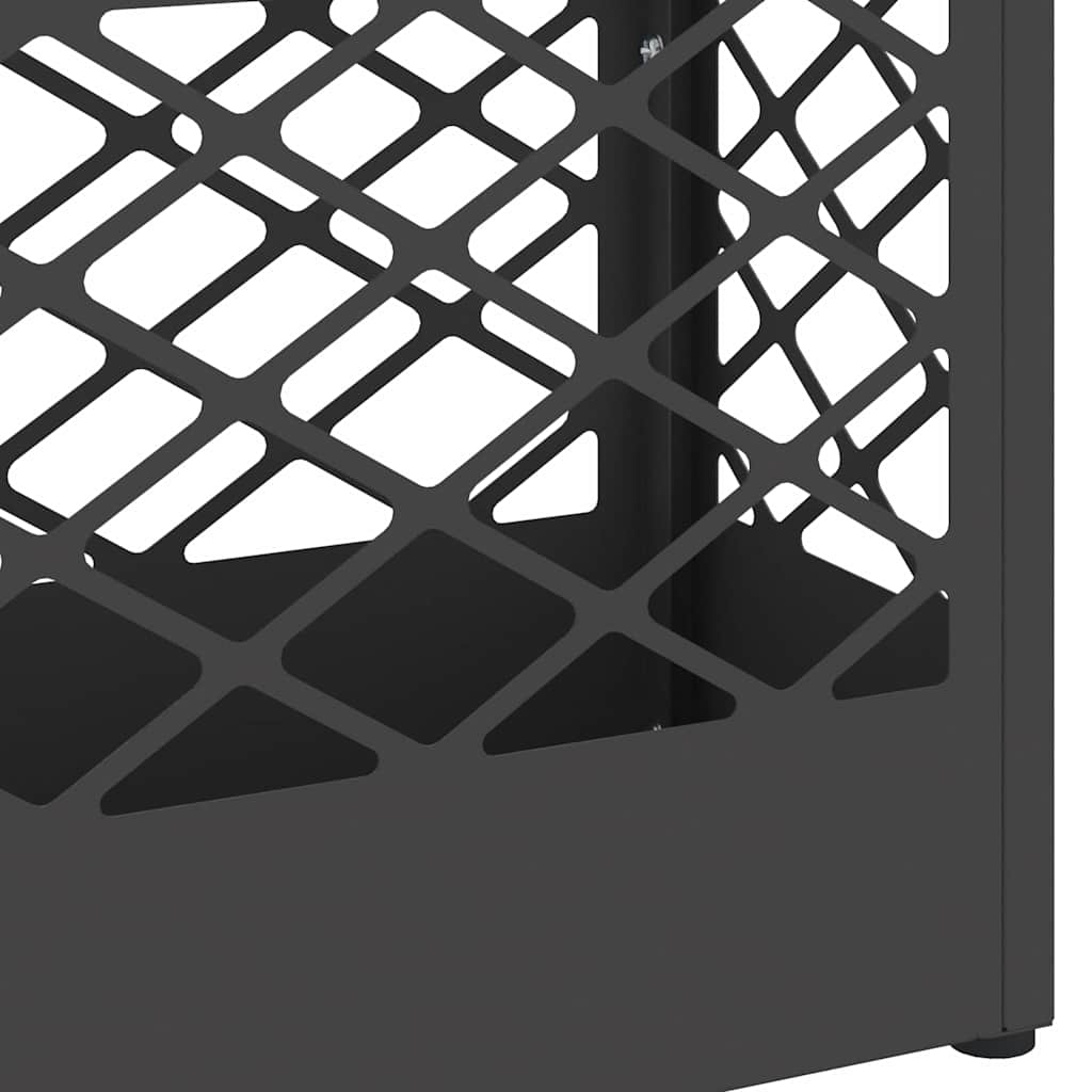 Sonnenschirmhalter mit Speicher Schwarz 28 x 12 x 41 cm Metall