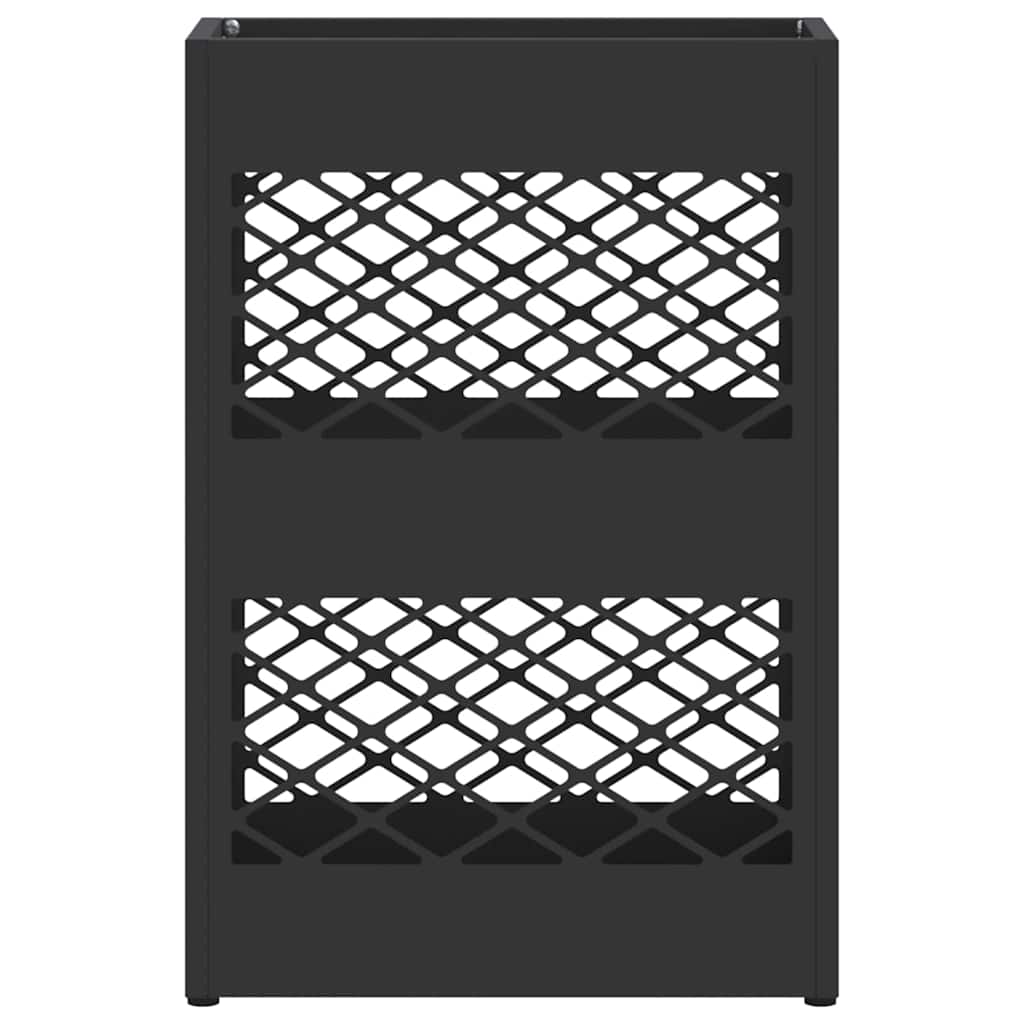 Sonnenschirmhalter mit Speicher Schwarz 28 x 12 x 41 cm Metall