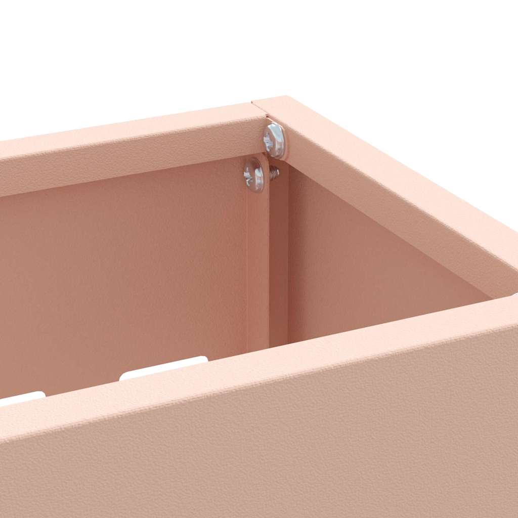 Sonnenschirmhalter mit Speicher Rosa 28 x 12 x 41 cm Stahl