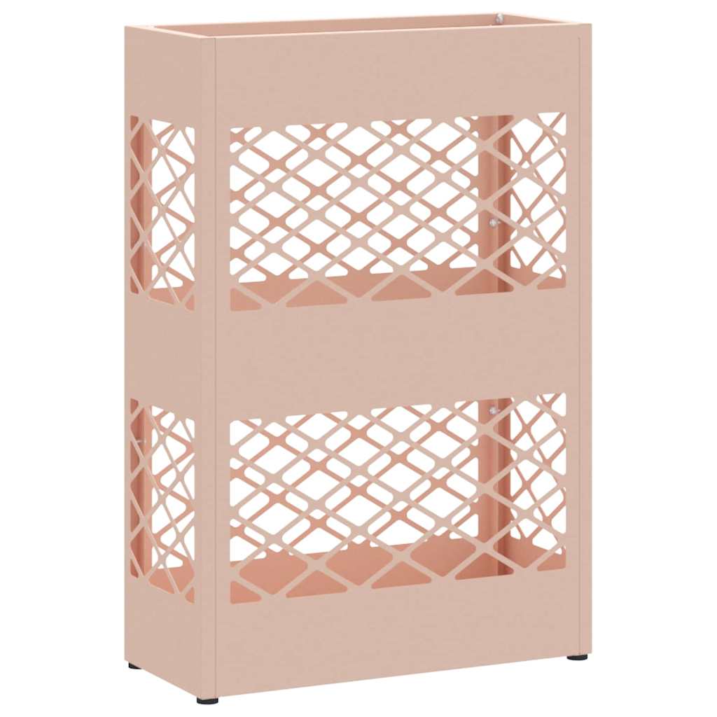 Sonnenschirmhalter mit Speicher Rosa 28 x 12 x 41 cm Stahl