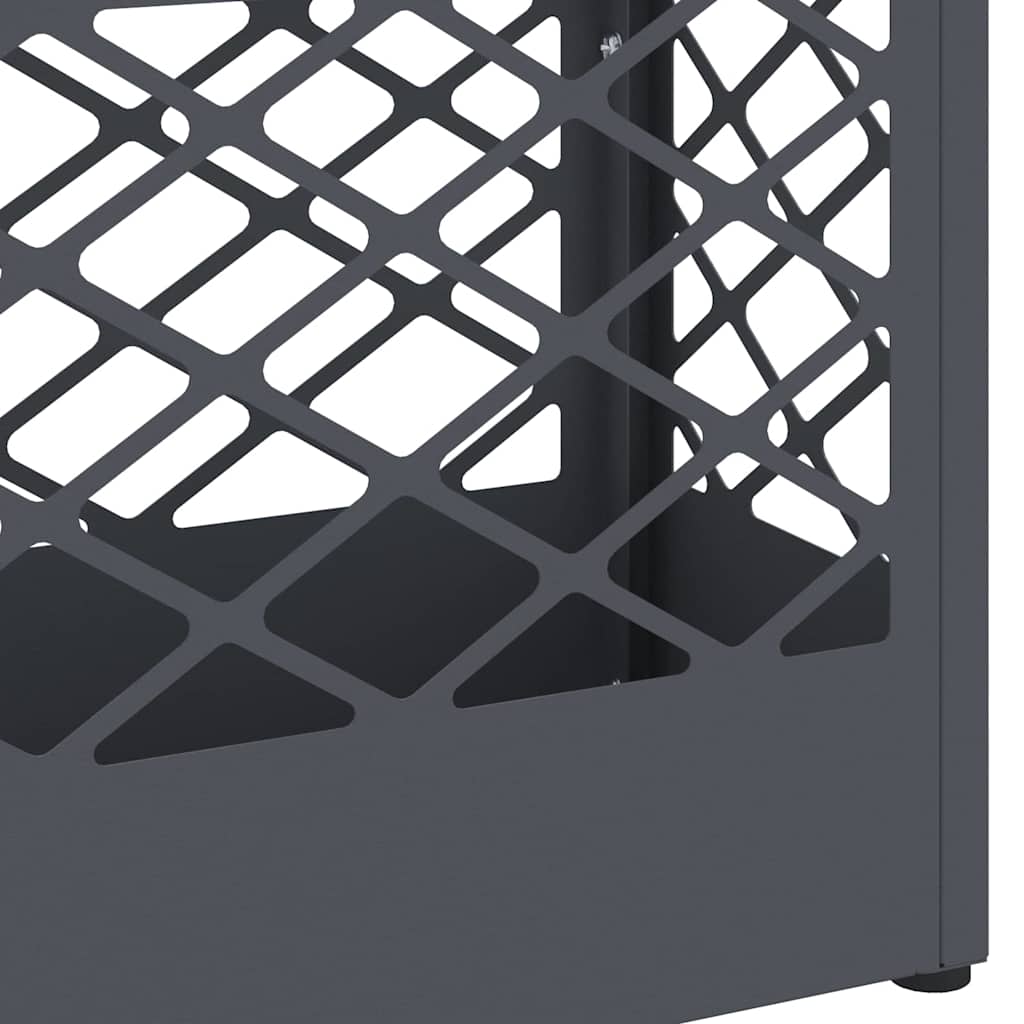 Sonnenschirmhalter mit Speicher Anthrazit 28 x 12 x 41 cm Stahl