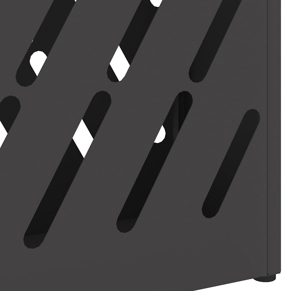 Sonnenschirmhalter mit Speicher Schwarz 28 x 12 x 41 cm Metall