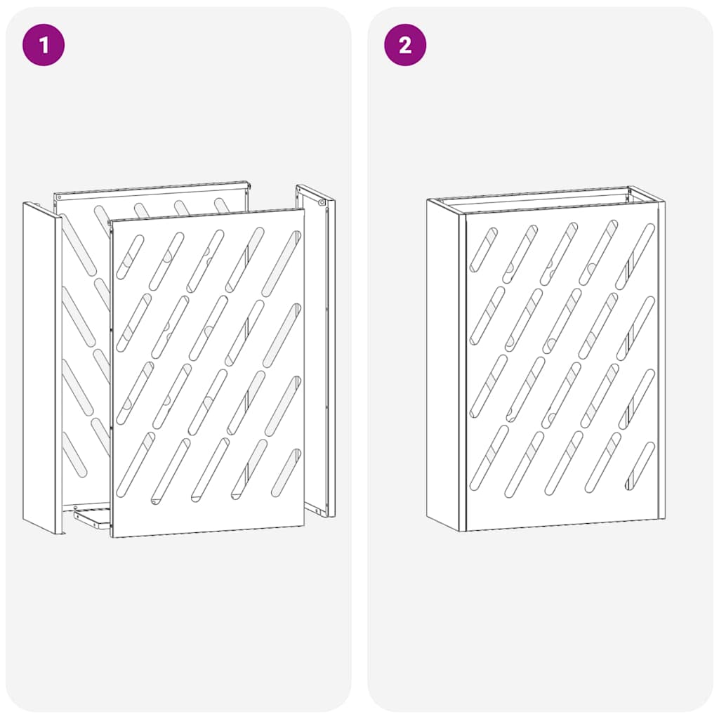 Sonnenschirmhalter Anthrazit 28 x 12 x 41 cm Metall