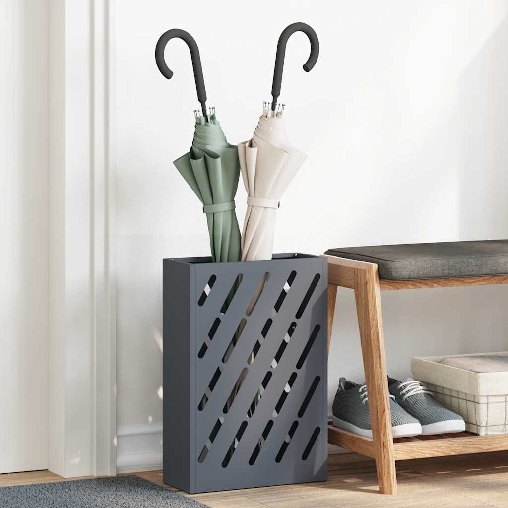 Sonnenschirmhalter Anthrazit 28 x 12 x 41 cm Metall