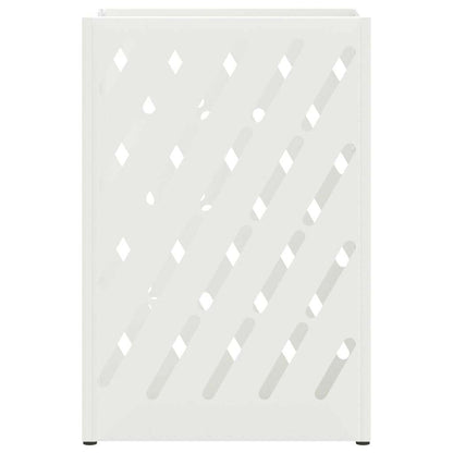 Regenschirmständer Weiß 28 x 12 x 41 cm Stahl
