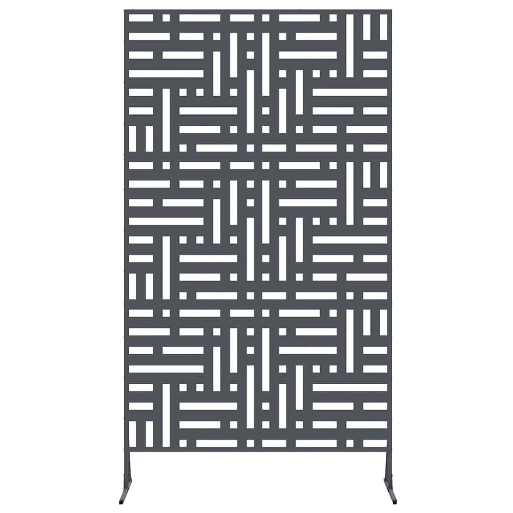 Sichtschutz 100 x 50 x 180 cm Stahl Anthrazit