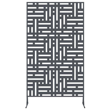 Sichtschutz 100 x 50 x 180 cm Stahl Anthrazit
