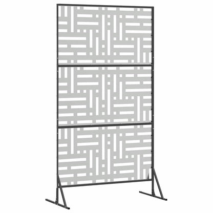 Sichtschutz 100 x 50 x 180 cm Verzinkter Stahl Silber