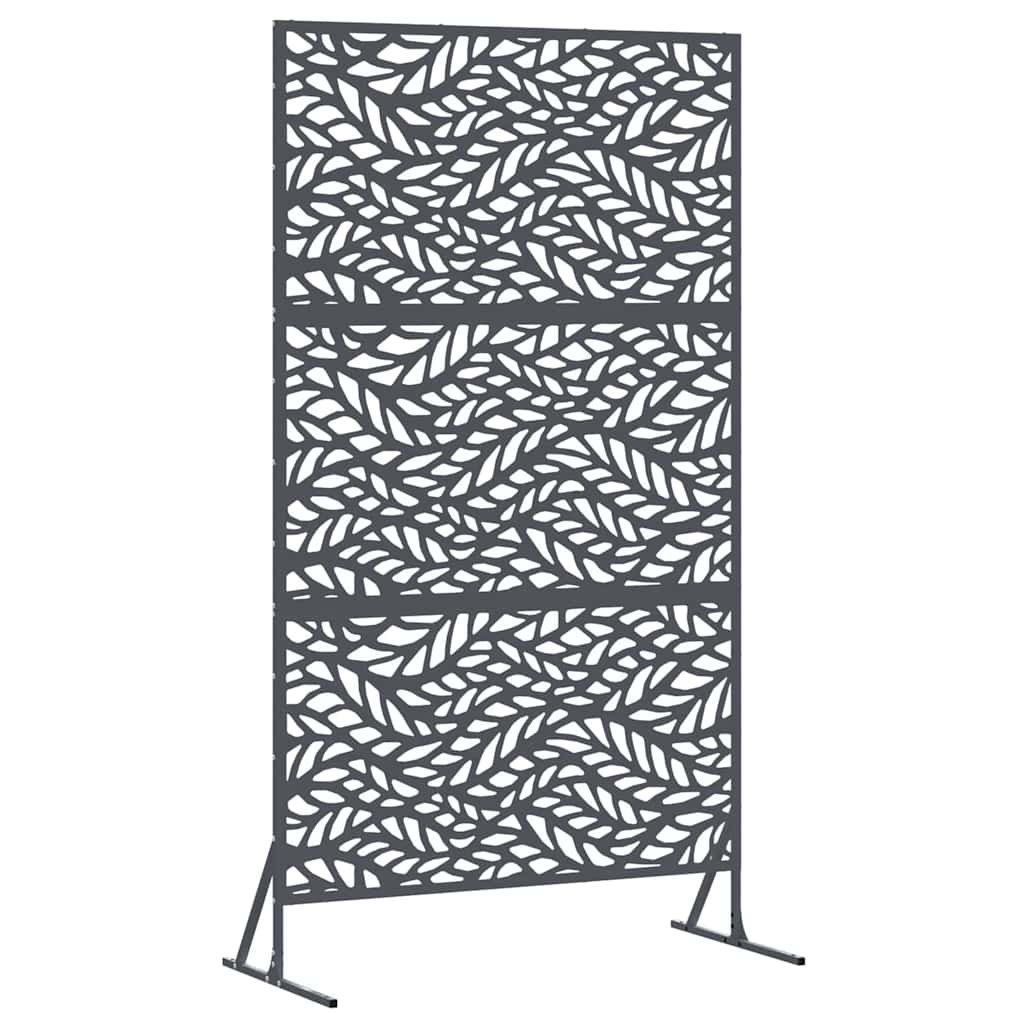 Sichtschutz 100 x 50 x 180 cm Stahl Anthrazit