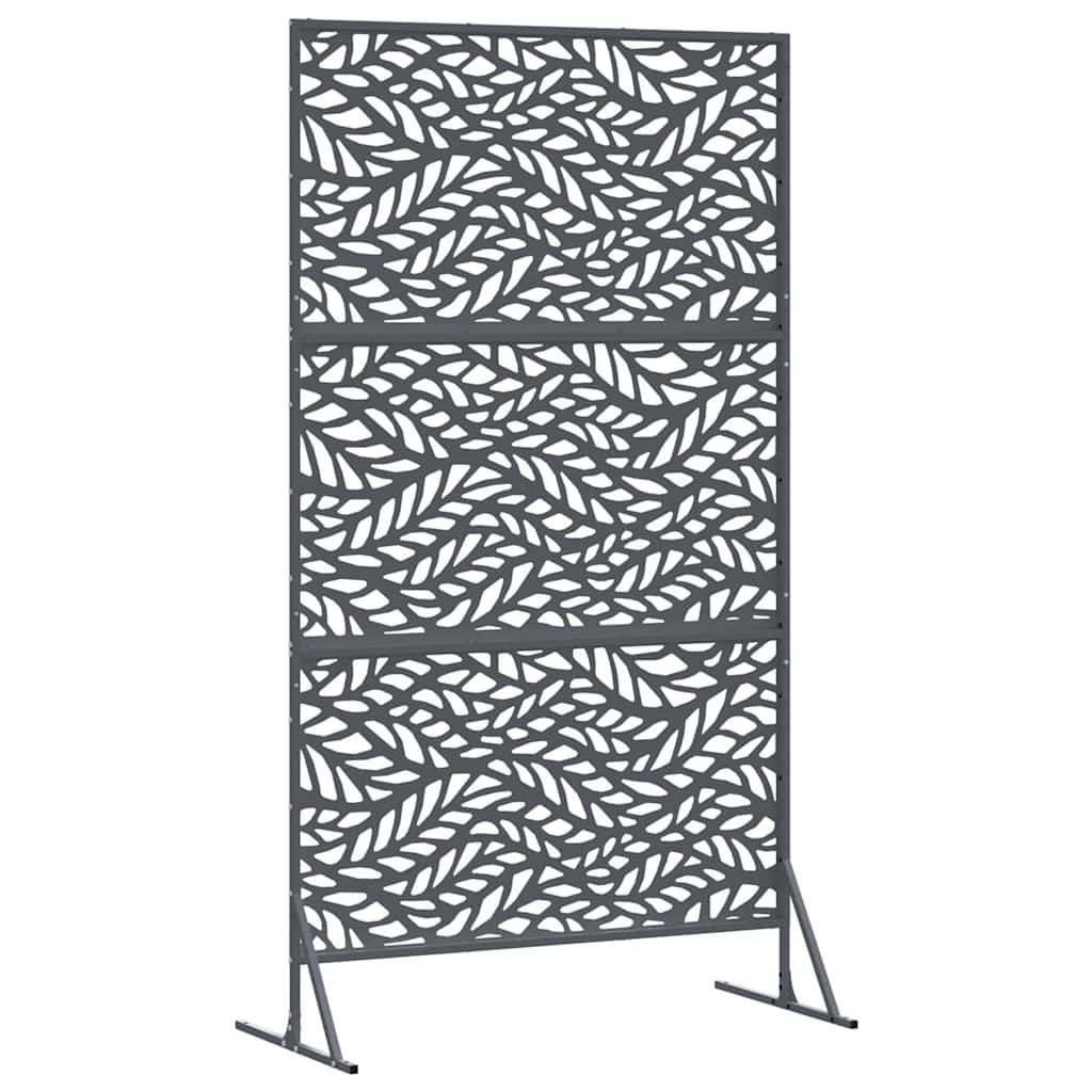 Sichtschutz 100 x 50 x 180 cm Stahl Anthrazit