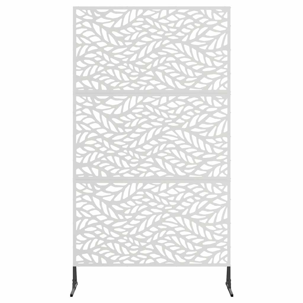 Sichtschutz 100 x 50 x 180 cm Edelstahl Silber