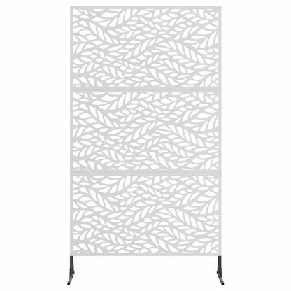 Sichtschutz 100 x 50 x 180 cm Edelstahl Silber