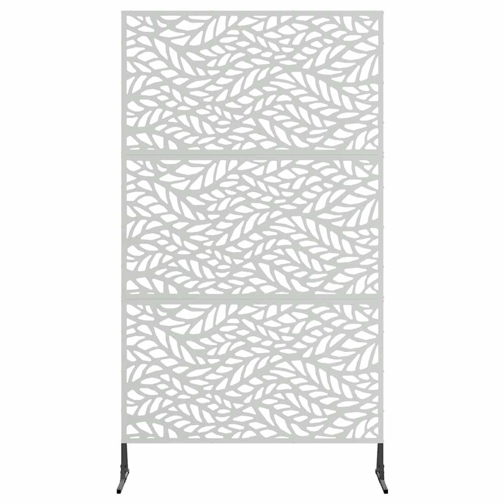 Sichtschutz 100 x 50 x 180 cm Verzinkter Stahl Silber