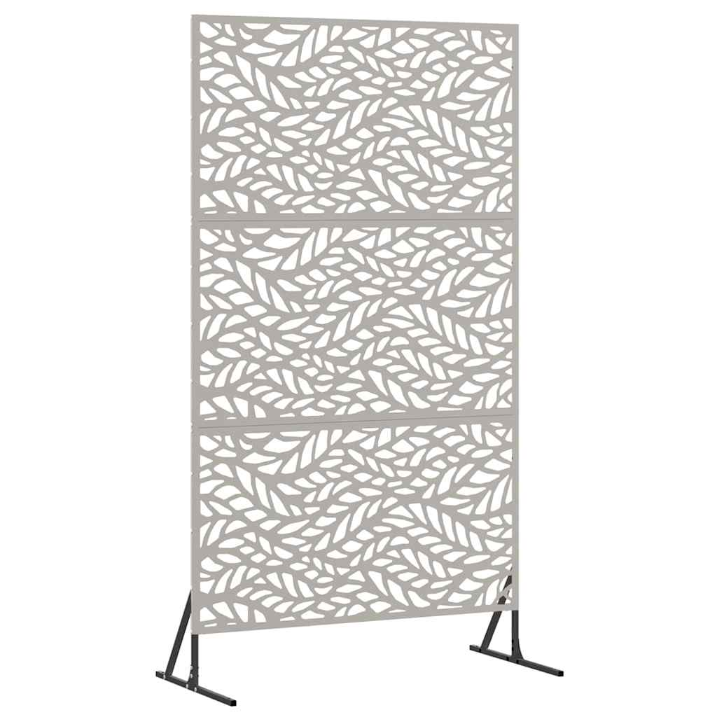 Sichtschutz 100 x 50 x 180 cm Wetterfeststahl Rostoptik
