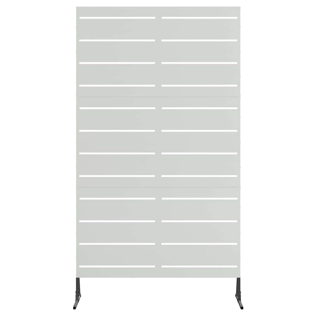 Sichtschutz 100 x 50 x 180 cm Verzinkter Stahl Silber