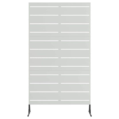 Sichtschutz 100 x 50 x 180 cm Verzinkter Stahl Silber