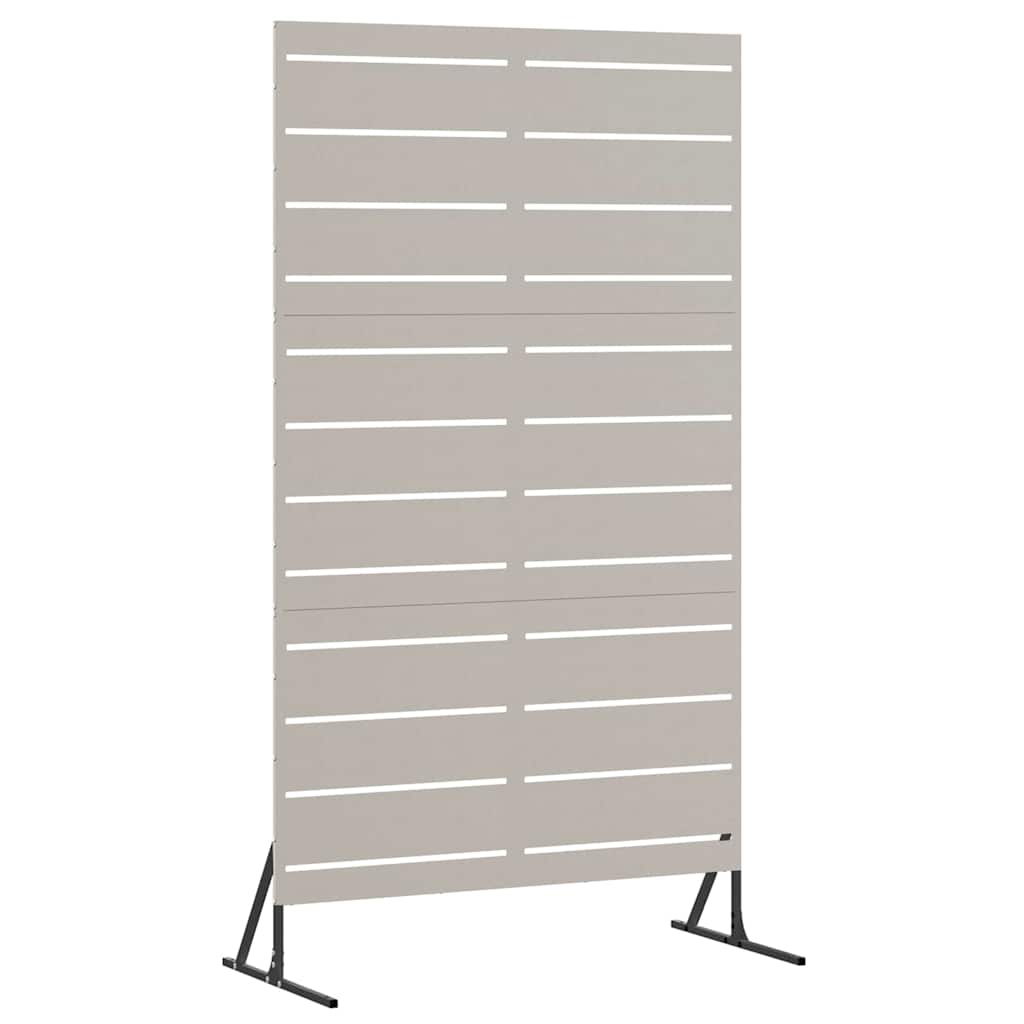 Sichtschutz 100 x 50 x 180 cm Wetterfeststahl Rostoptik