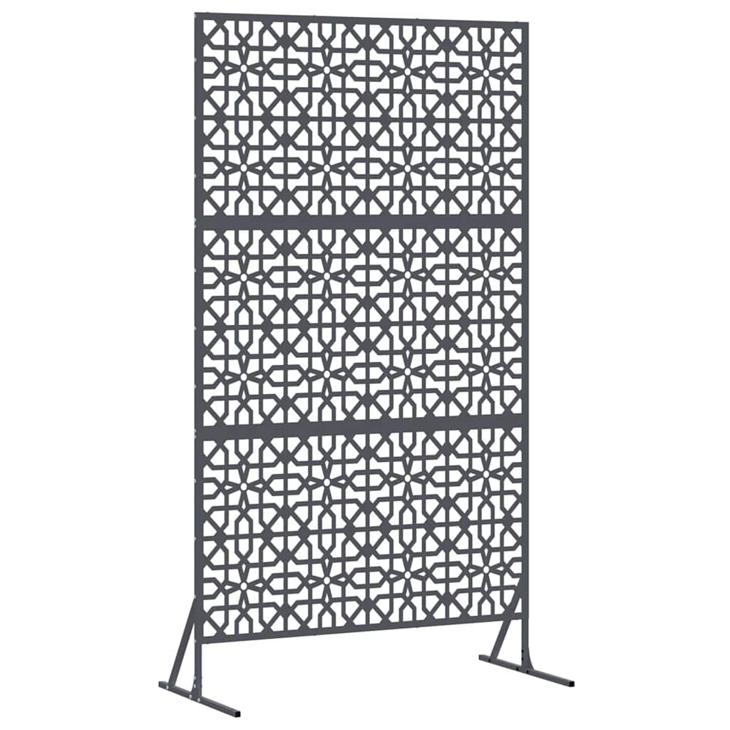 Sichtschutz 100 x 50 x 180 cm Stahl Anthrazit