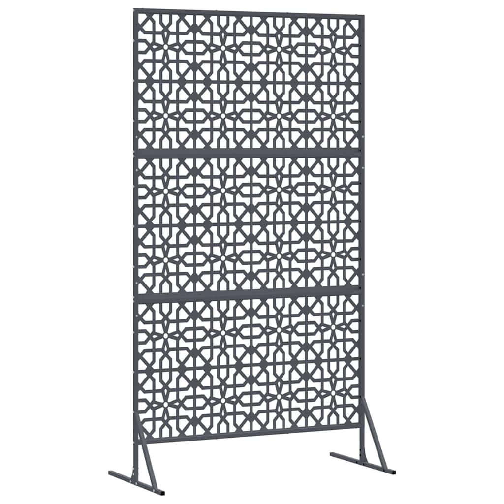 Sichtschutz 100 x 50 x 180 cm Stahl Anthrazit