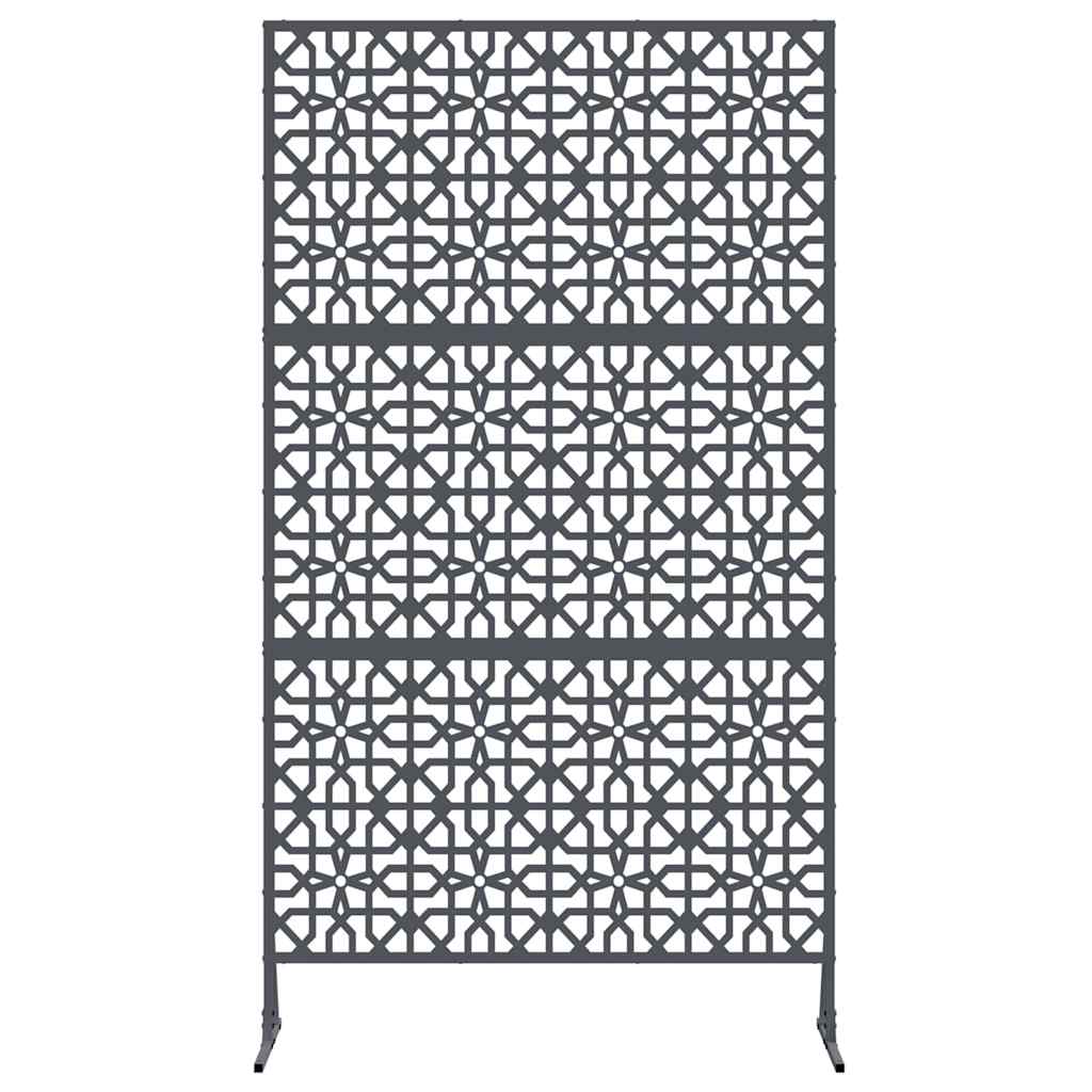 Sichtschutz 100 x 50 x 180 cm Stahl Anthrazit