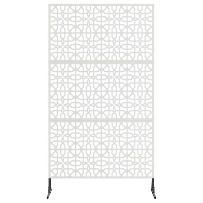 Sichtschutz 100 x 50 x 180 cm Edelstahl Silber
