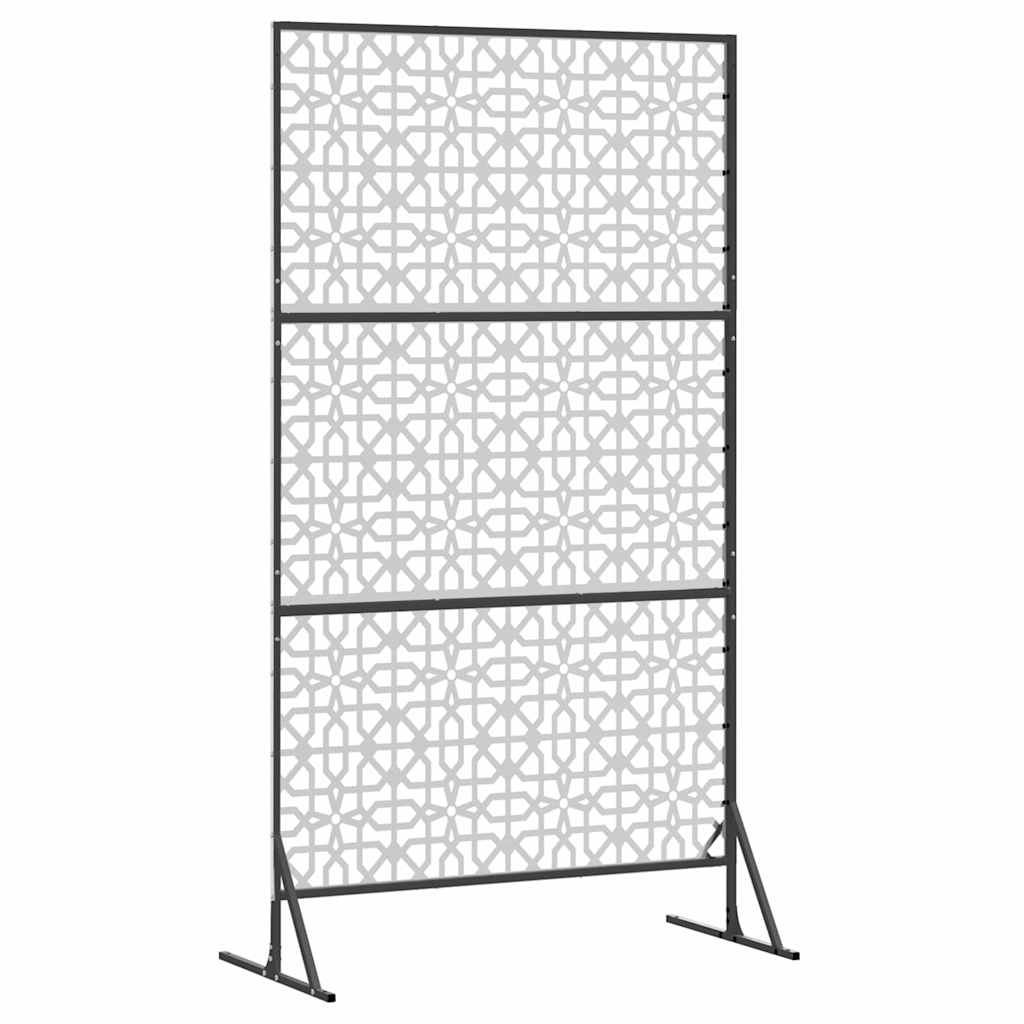 Sichtschutz 100 x 50 x 180 cm Verzinkter Stahl Silber