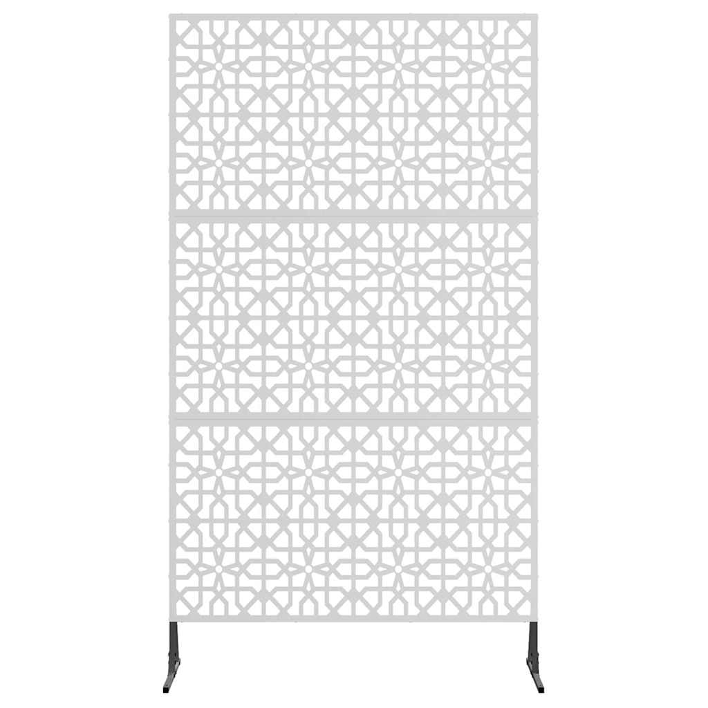 Sichtschutz 100 x 50 x 180 cm Verzinkter Stahl Silber